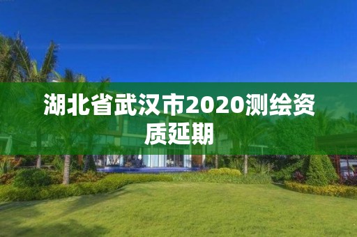 湖北省武汉市2020测绘资质延期