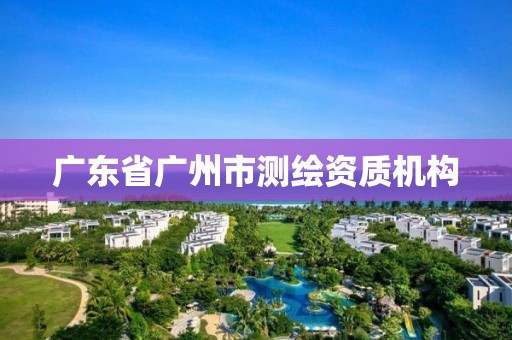 广东省广州市测绘资质机构