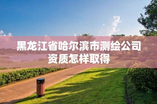 黑龙江省哈尔滨市测绘公司资质怎样取得