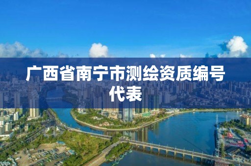 广西省南宁市测绘资质编号代表