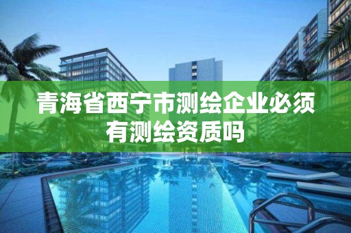 青海省西宁市测绘企业必须有测绘资质吗