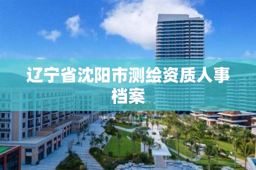 辽宁省沈阳市测绘资质人事档案