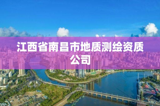 江西省南昌市地质测绘资质公司