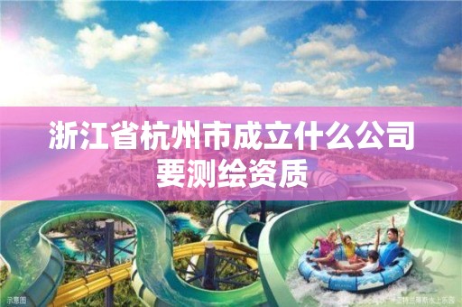 浙江省杭州市成立什么公司要测绘资质