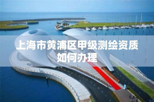 上海市黄浦区甲级测绘资质如何办理