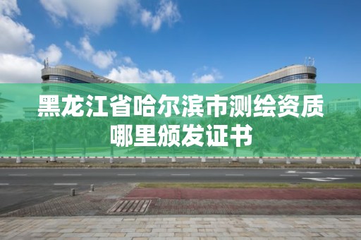 黑龙江省哈尔滨市测绘资质哪里颁发证书