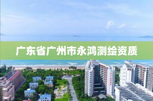 广东省广州市永鸿测绘资质