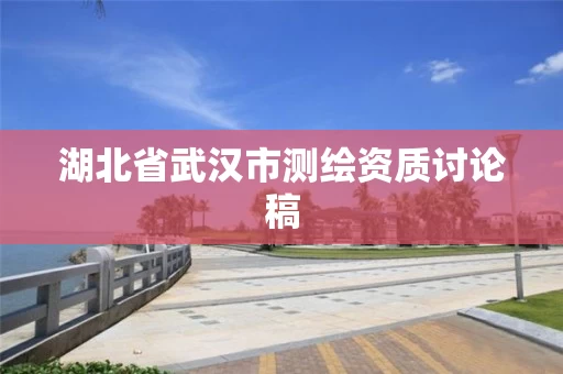 湖北省武汉市测绘资质讨论稿 湖北省武汉市测绘资质讨论稿