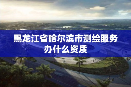 黑龙江省哈尔滨市测绘服务办什么资质