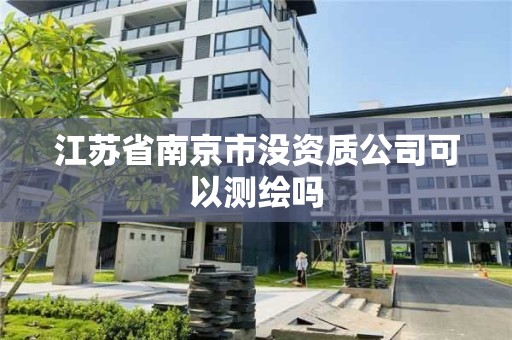 江苏省南京市没资质公司可以测绘吗