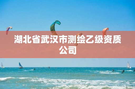 湖北省武汉市测绘乙级资质公司