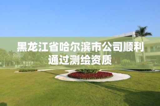 黑龙江省哈尔滨市公司顺利通过测绘资质