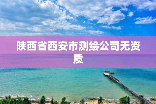 陕西省西安市测绘公司无资质