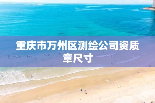 重庆市万州区测绘公司资质章尺寸