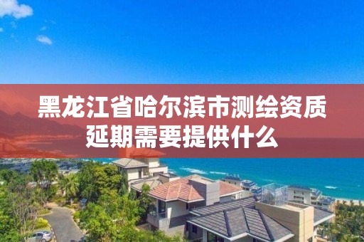 黑龙江省哈尔滨市测绘资质延期需要提供什么