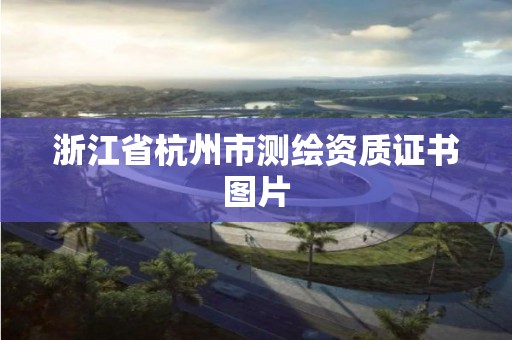 浙江省杭州市测绘资质证书图片