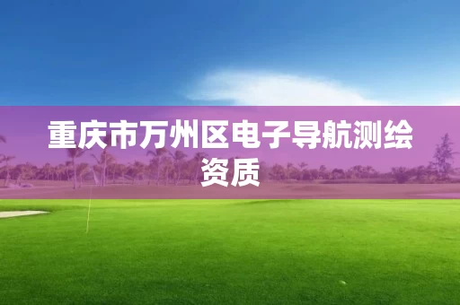 重庆市万州区电子导航测绘资质 重庆市万州区电子导航测绘资质