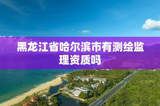 黑龙江省哈尔滨市有测绘监理资质吗