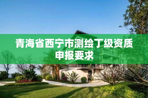 青海省西宁市测绘丁级资质申报要求 青海省西宁市测绘丁级资质申报要求
