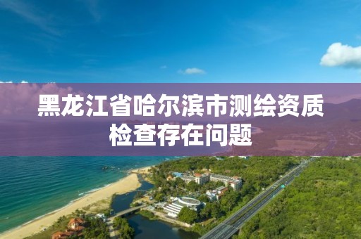 黑龙江省哈尔滨市测绘资质检查存在问题