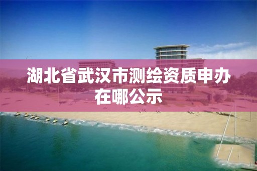 湖北省武汉市测绘资质申办在哪公示