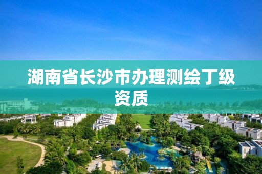 湖南省长沙市办理测绘丁级资质