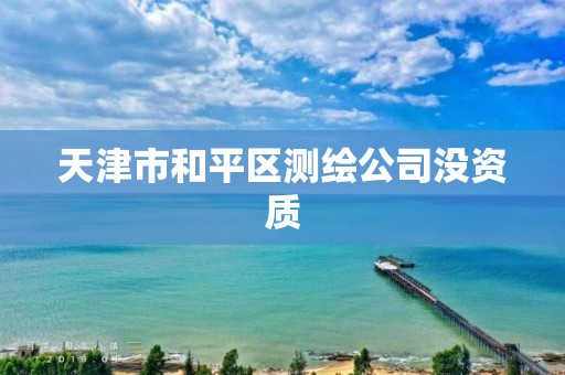 天津市和平区测绘公司没资质