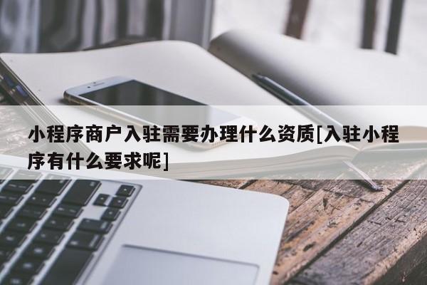 小程序商户入驻需要办理什么资质[入驻小程序有什么要求呢]