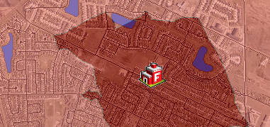 等时线图：如何使用ArcGIS网络分析师找到服务区域