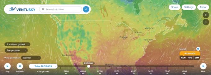 7个全球天气可视化应用：动态的WebGIS技术实现