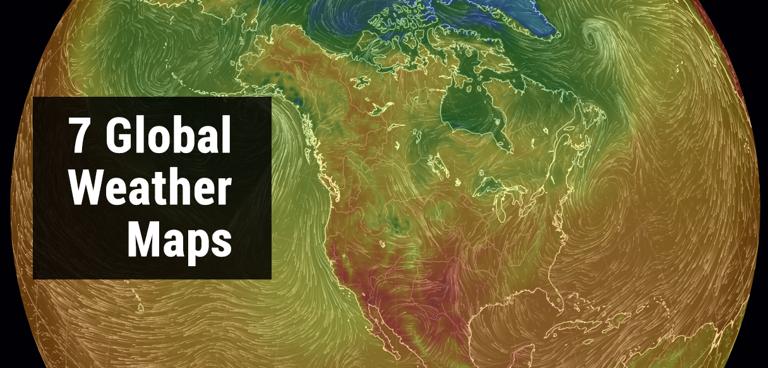 7个全球天气可视化应用：动态的WebGIS技术实现