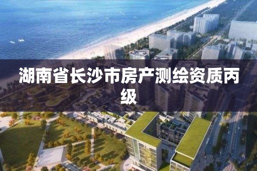 湖南省长沙市房产测绘资质丙级