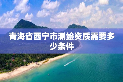 青海省西宁市测绘资质需要多少条件