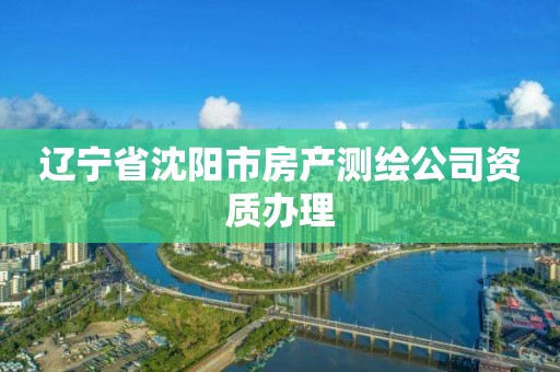 辽宁省沈阳市房产测绘公司资质办理