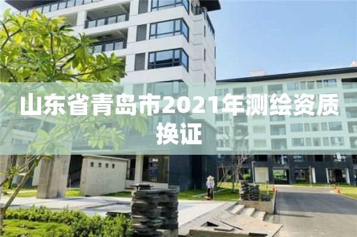 山东省青岛市2021年测绘资质换证