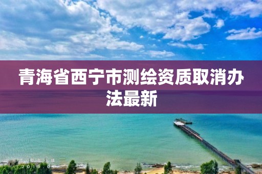 青海省西宁市测绘资质取消办法最新