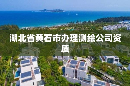 湖北省黄石市办理测绘公司资质