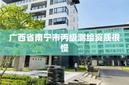 广西省南宁市丙级测绘资质很慢