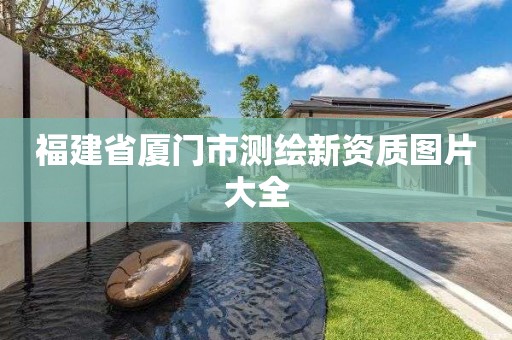 福建省厦门市测绘新资质图片大全