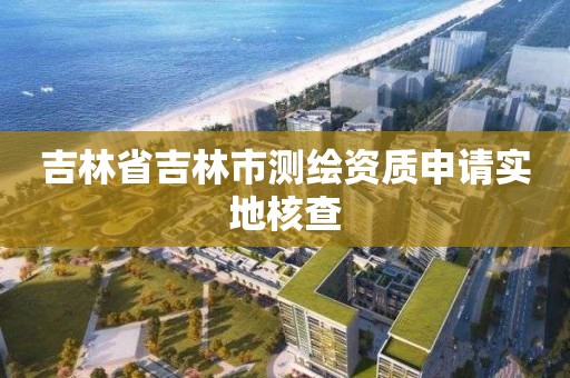 吉林省吉林市测绘资质申请实地核查