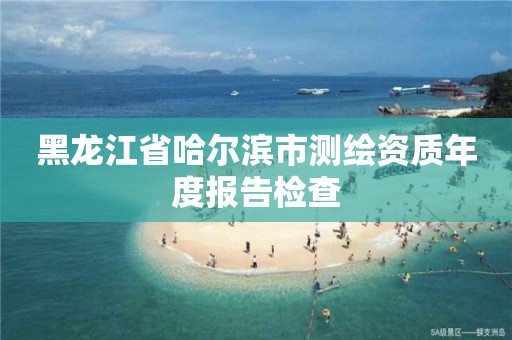 黑龙江省哈尔滨市测绘资质年度报告检查