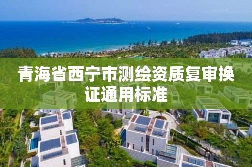 青海省西宁市测绘资质复审换证通用标准