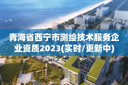 青海省西宁市测绘技术服务企业资质2023(实时/更新中)