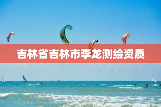 吉林省吉林市李龙测绘资质