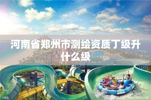 河南省郑州市测绘资质丁级升什么级