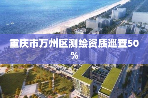 重庆市万州区测绘资质巡查50%