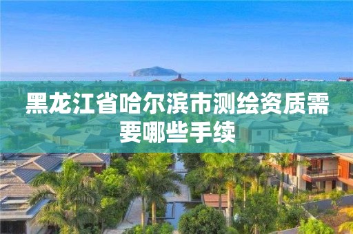 黑龙江省哈尔滨市测绘资质需要哪些手续