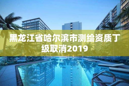 黑龙江省哈尔滨市测绘资质丁级取消2019