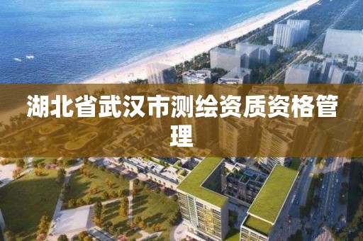 湖北省武汉市测绘资质资格管理