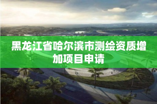 黑龙江省哈尔滨市测绘资质增加项目申请